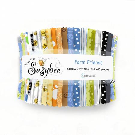 Farm Friends 2 1/2" Strip Roll-Susybee-My Favorite Quilt Store