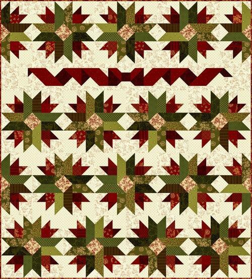 Farmhouse Christmas Quilt Pattern - Free Pattern Download-Henry Glass Fabrics-My Favorite Quilt Store