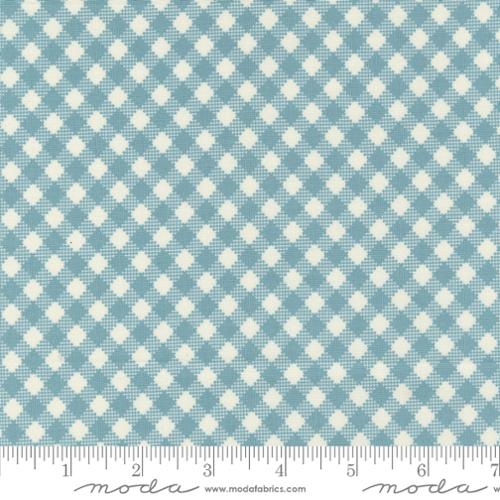 Farmstead Mountain Stream Bias Gingham Checks Fabric-Moda Fabrics-My Favorite Quilt Store