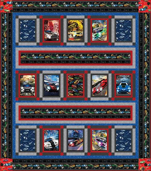 Fast and Wild Quilt 2 Pattern - Free Digital Download-Studio e Fabrics-My Favorite Quilt Store