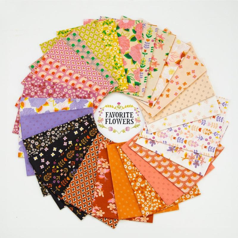 Favorite Flowers Fat Quarter Bundle-Moda Fabrics-My Favorite Quilt Store