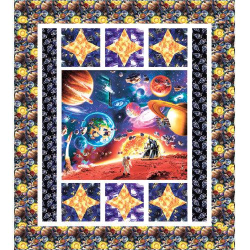 Final Frontier Quilt Kit-3 Wishes Fabric-My Favorite Quilt Store