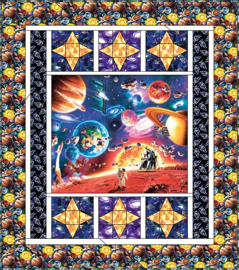 Final Frontier Quilt Pattern - Free Digital Download-3 Wishes Fabric-My Favorite Quilt Store
