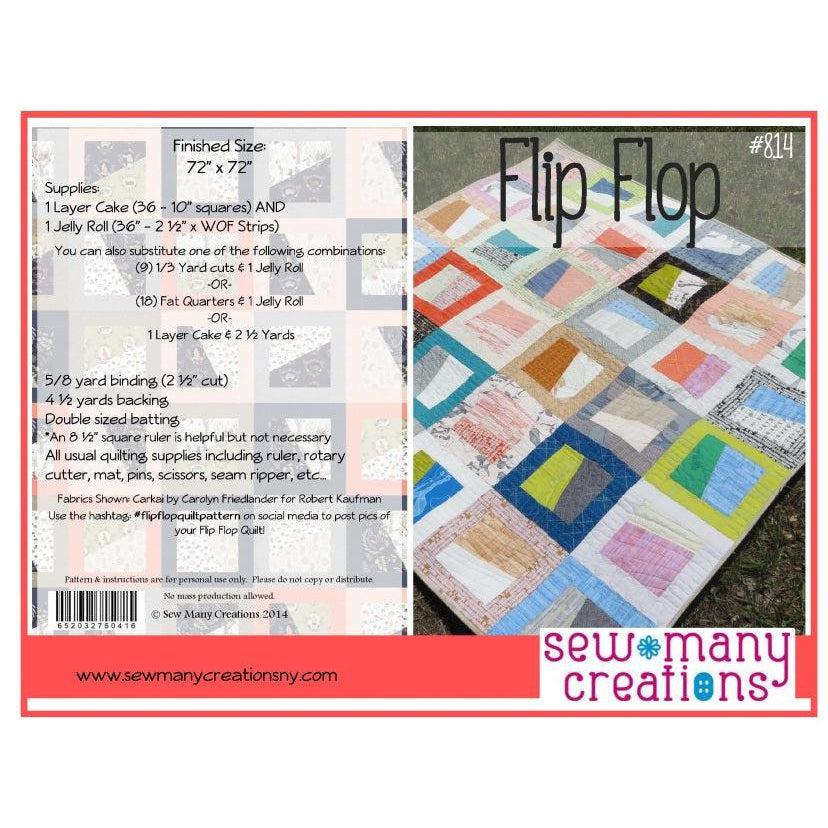 Flip Flop Quilt Pattern-Sew Many Creations-My Favorite Quilt Store
