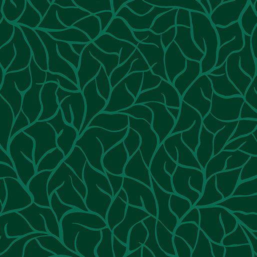 Flora & Fauna Forest Evergreen Branches Fabric