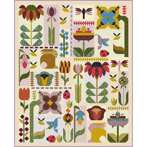 Floral Felicity Quilt Along BOM - Full Kit-Free Spirit Fabrics-My Favorite Quilt Store