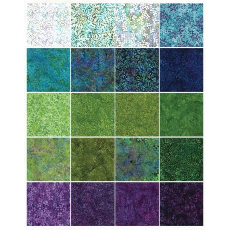 Floral Fun 2 1/2" Strip Pack-Island Batik-My Favorite Quilt Store