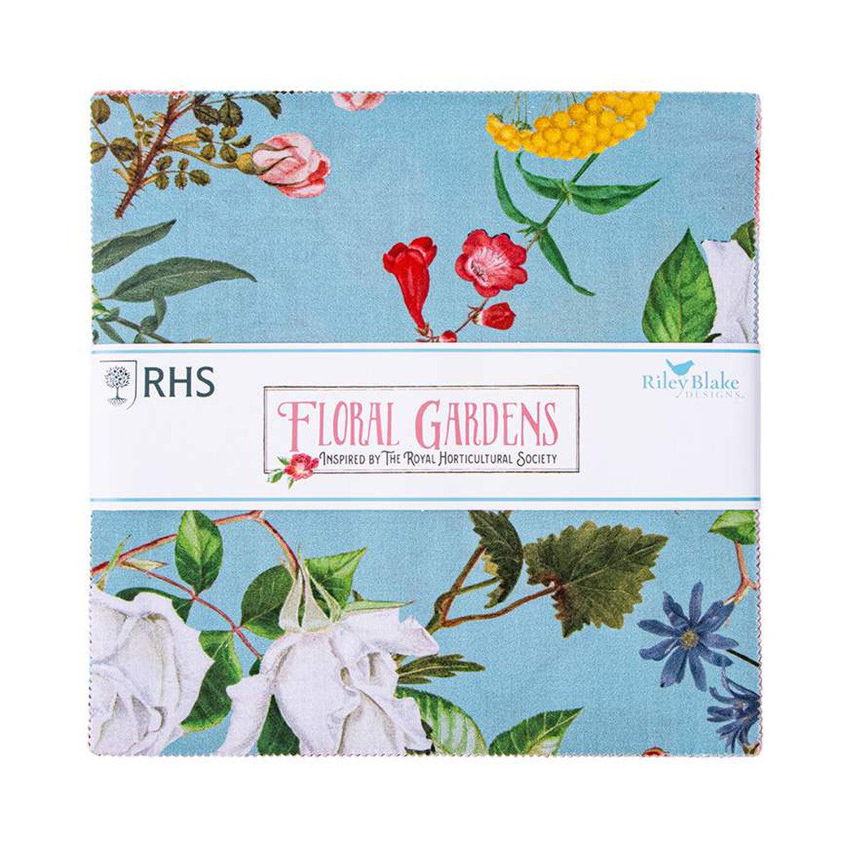 Floral Gardens 10" Layer Cake-Riley Blake Fabrics-My Favorite Quilt Store