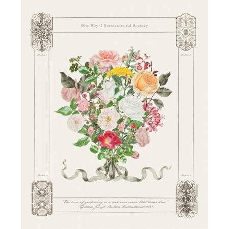 Floral Gardens Cream Digitally Printed 36" Panel-Riley Blake Fabrics-My Favorite Quilt Store