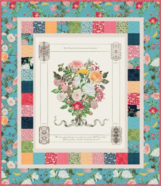 Floral Gardens Panel Quilt Kit-Riley Blake Fabrics-My Favorite Quilt Store