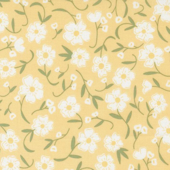 Flower Girl Buttermilk Flower Fields Fabric-Moda Fabrics-My Favorite Quilt Store