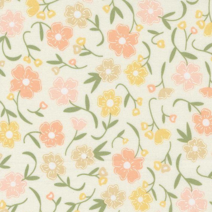 Flower Girl Porcelain Flower Fields Fabric-Moda Fabrics-My Favorite Quilt Store