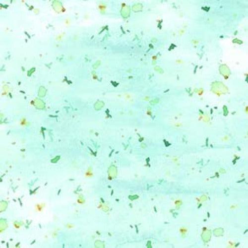 Flower Lake Aqua Petal Splash Fabric-Michael Miller Fabrics-My Favorite Quilt Store