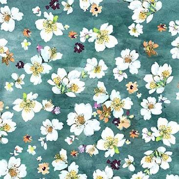 Flower Lake Marine Lake Bloom Fabric