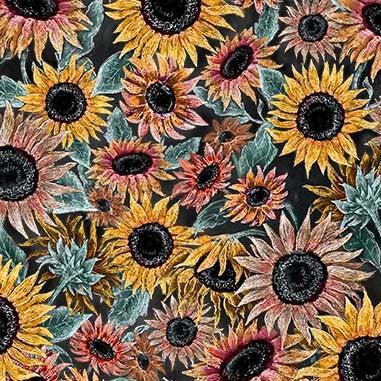 Flower Market Multi Flourishing Flowers Fabric