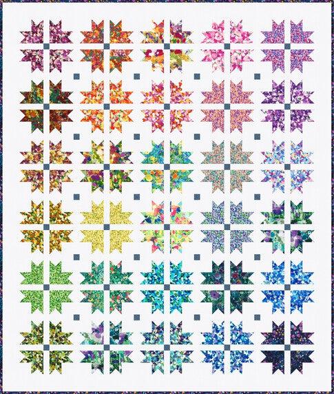 Flowers by the Brook Quilt Pattern - Free Pattern Download-Robert Kaufman-My Favorite Quilt Store