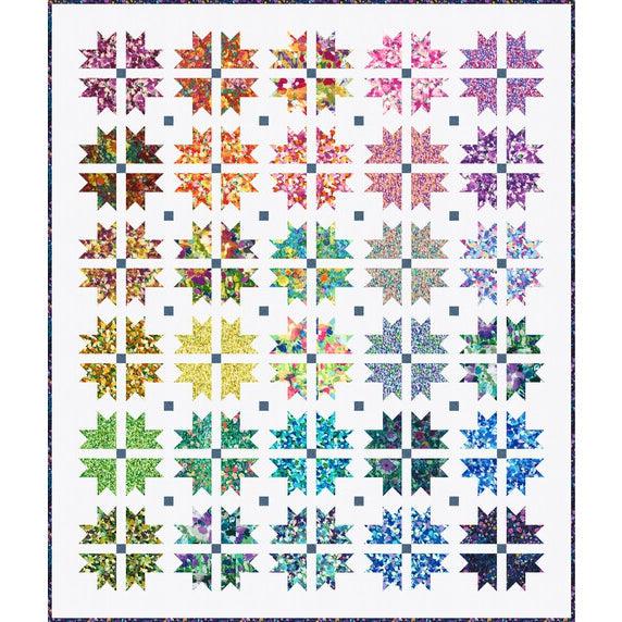 Flowers by the Brook Free Pattern: Robert Kaufman Fabric Company