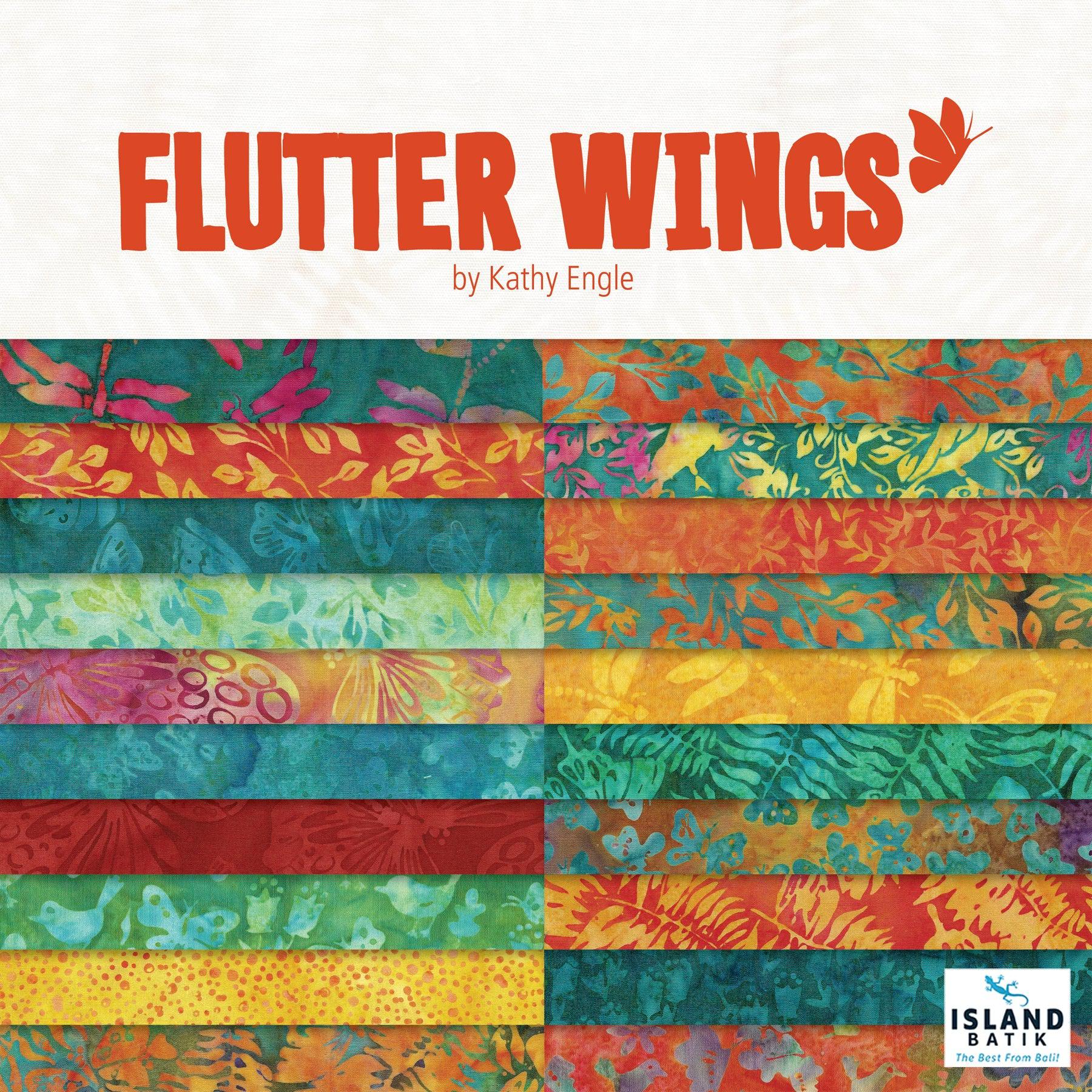 Flutter Wings Batik 10" Island Stack-Island Batik-My Favorite Quilt Store