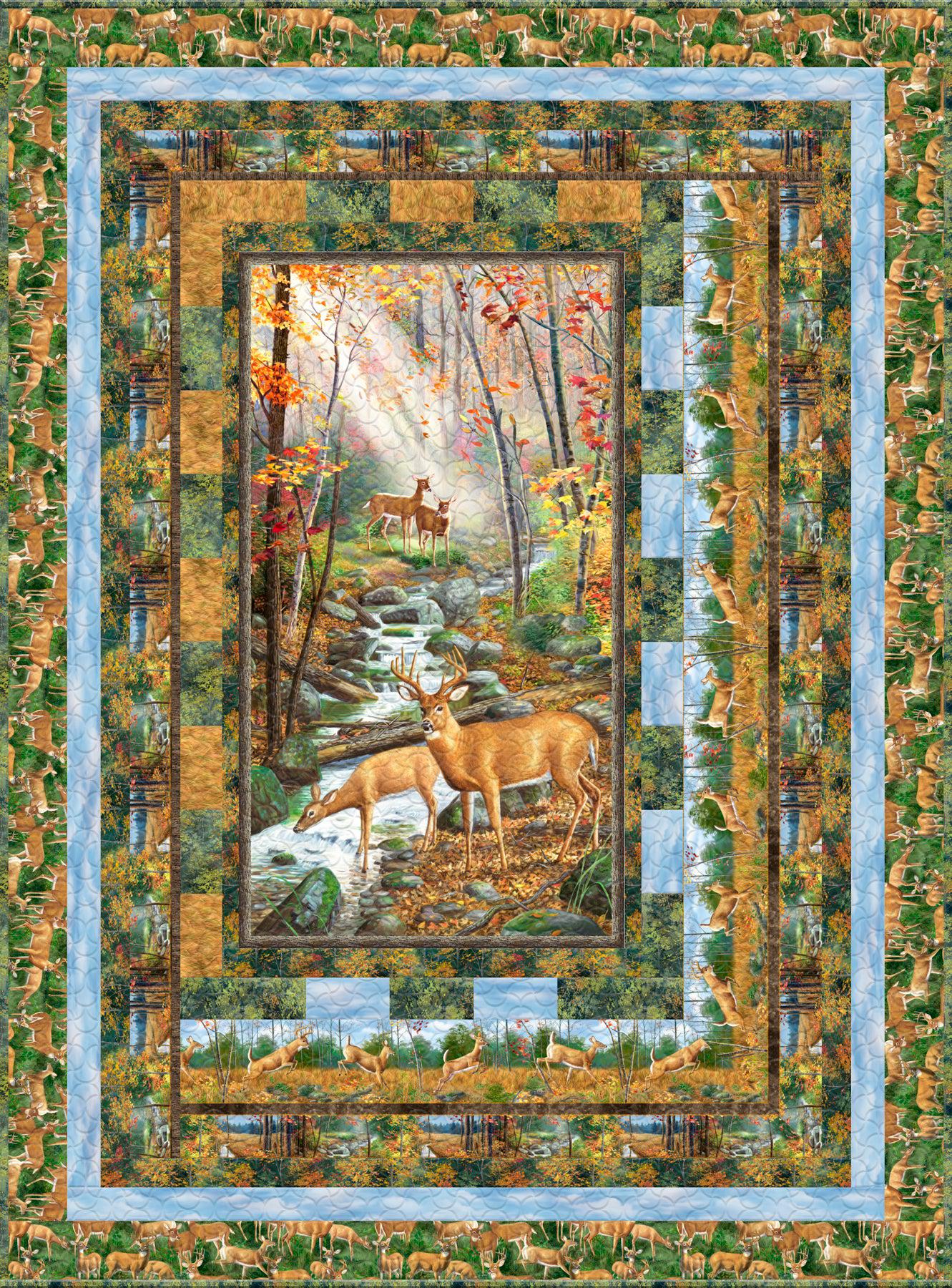 Forest Light Quilt Pattern - Free Digital Download-Wilmington Prints-My Favorite Quilt Store