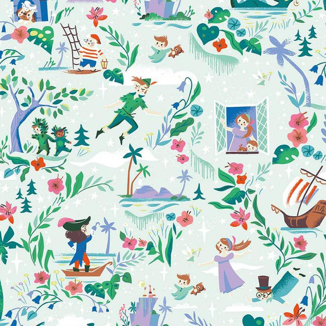 Forever Neverland Mist Main Fabric – End of Bolt – 33″ × 44/45″
