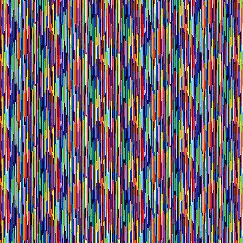 Fractal Forest Multi Vertical Downpour Stripes Digital Fabric