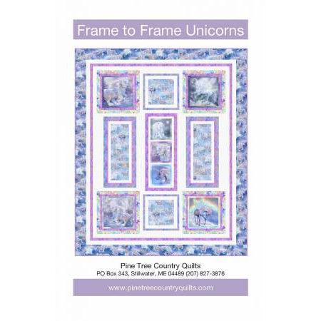 Frame to Frame Unicorn Quilt Pattern-Pine Tree Country Quilts-My Favorite Quilt Store