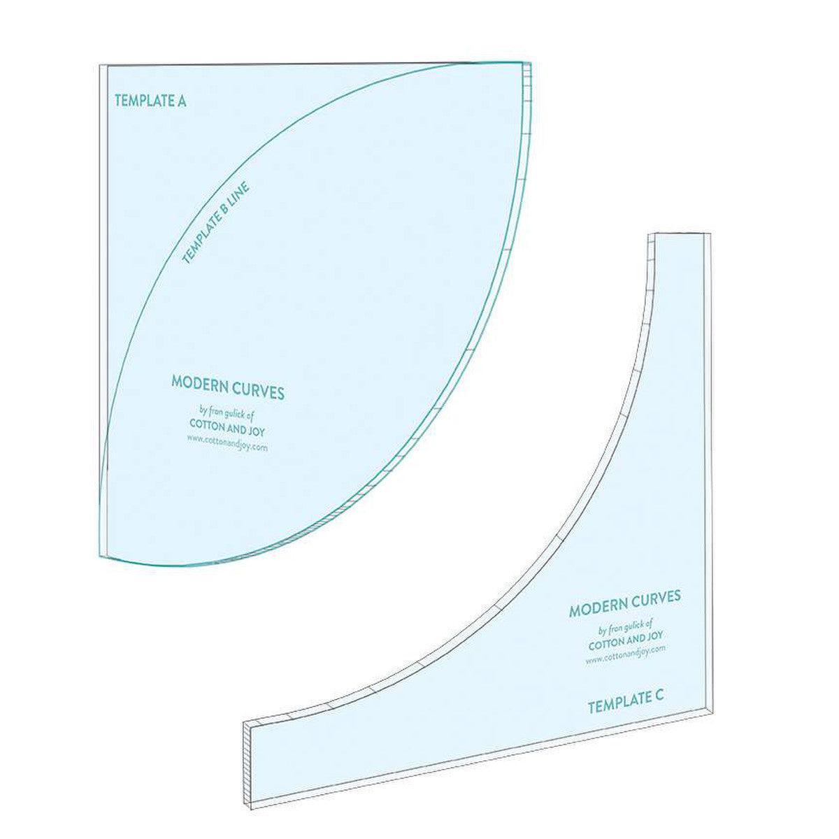 Fran Gulick Modern Curves Template Set