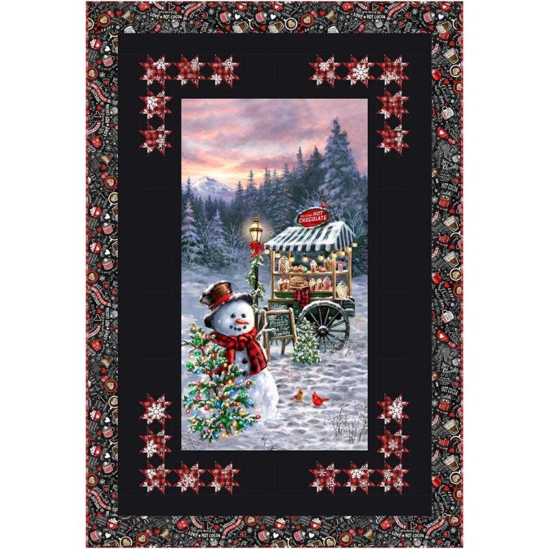 Frosty Delights Cradled by the Stars Quilt Kit-Timeless Treasures-My Favorite Quilt Store