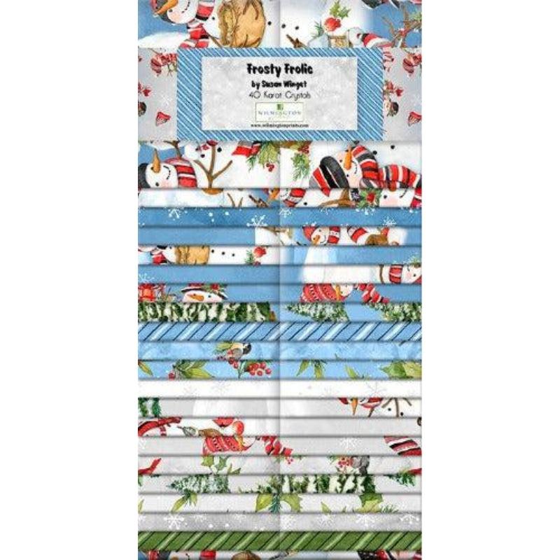 Frosty Frolic Multi 2 1/2" Strip Set 40pc.-Wilmington Prints-My Favorite Quilt Store