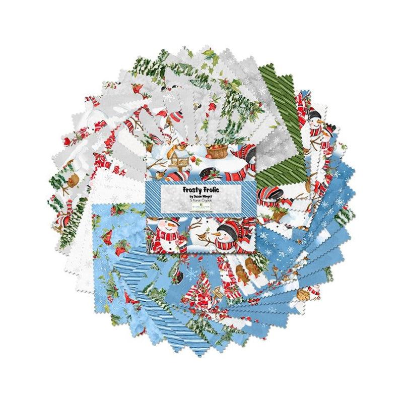 Frosty Frolic Multi 5" Charm Pack 42pc.-Wilmington Prints-My Favorite Quilt Store