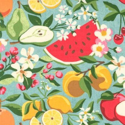 Fruit Loop Jenipapo Fruit Flowers Fabric-Moda Fabrics-My Favorite Quilt Store