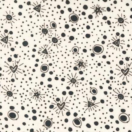 Fruit Loop Jicama Black Currant Sparkle Dot Fabric