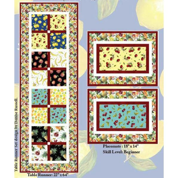 Fruit for Thought Table Runner Pattern - Free Digital Download-Blank Quilting Corporation-My Favorite Quilt Store
