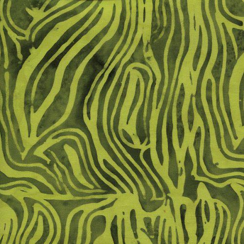 Full Bloom Bark Dark Green Batik Fabric-Island Batik-My Favorite Quilt Store