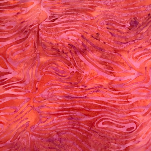 Full Bloom Bark Pink Batik Fabric