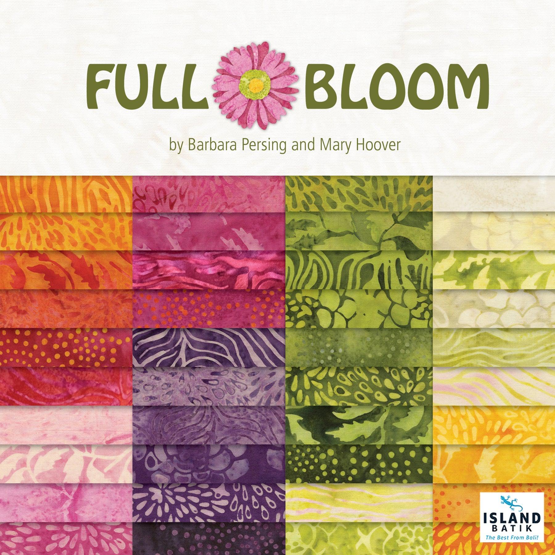 Full Bloom Batik 2½" Strip Set-Island Batik-My Favorite Quilt Store