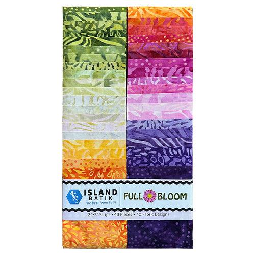 Full Bloom Batik 2½" Strip Set-Island Batik-My Favorite Quilt Store