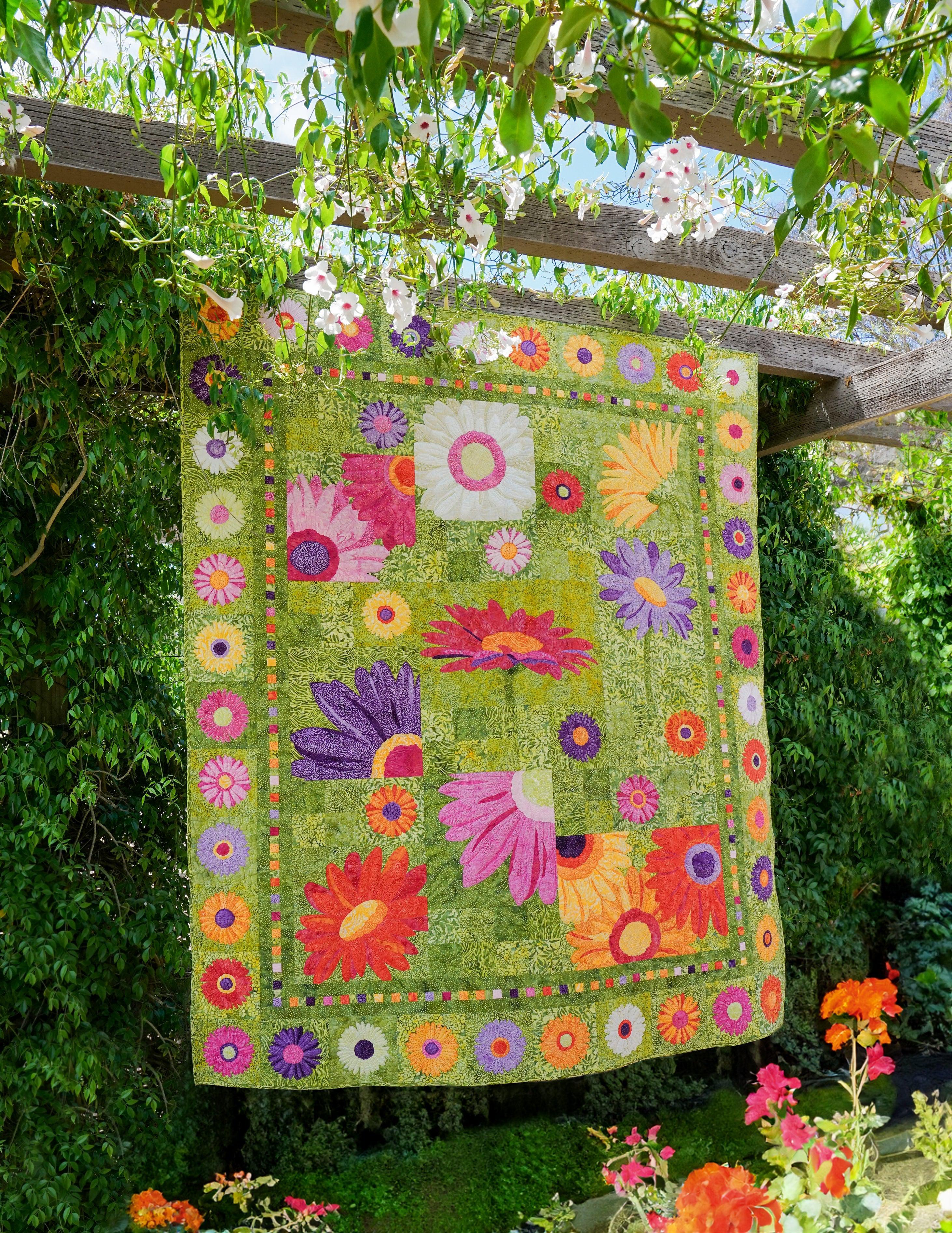 Full Bloom Block of the Month Batik Quilt Kit-Island Batik-My Favorite Quilt Store