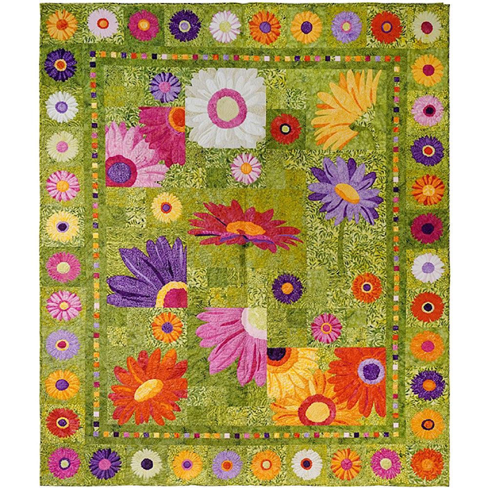 Full Bloom Block of the Month Batik Quilt Kit