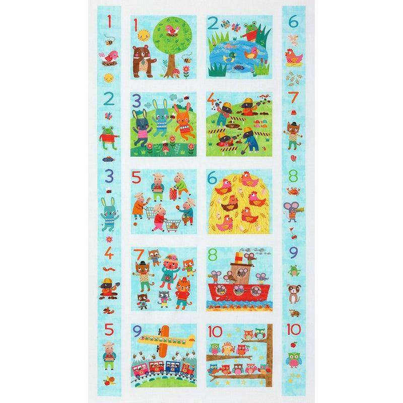 Fun-2-3 Aqua Number Panel 24" – End of Bolt – 24″ × 44″ Damaged