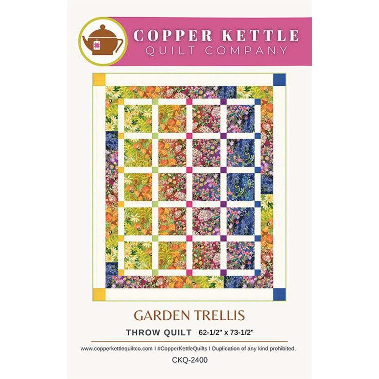 Garden Trellis Quilt Pattern-Copper Kettle Quilt Company-My Favorite Quilt Store