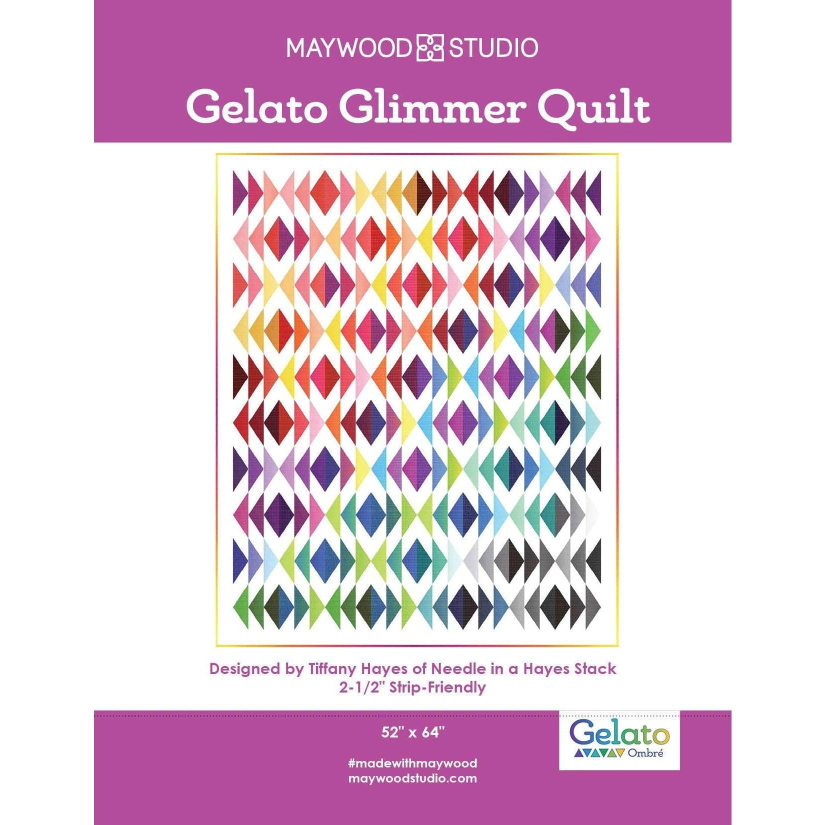 Gelato Glimmer Quilt Pattern - Free Digital Download-Maywood Studio-My Favorite Quilt Store
