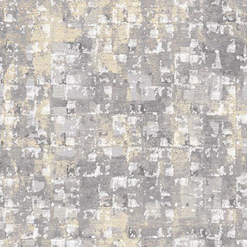 Glaze Gray Ivory Abstract Squares 108" Wide Back Fabric-Blank Quilting Corporation-My Favorite Quilt Store