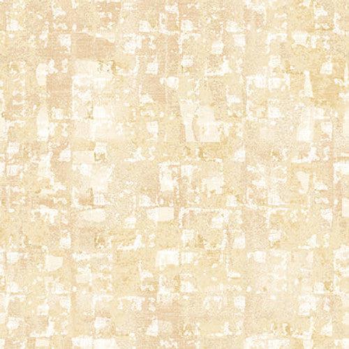 Glaze Ivory Abstract Squares 108" Wide Back Fabric