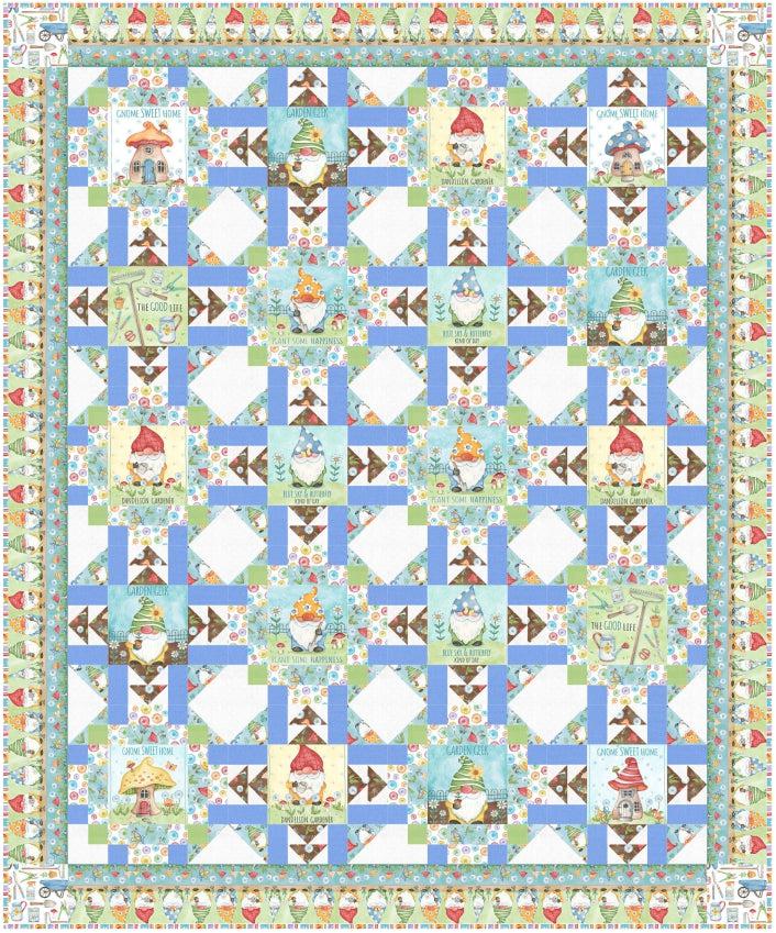 Gnome Mobile Quilt Kit-Michael Miller Fabrics-My Favorite Quilt Store