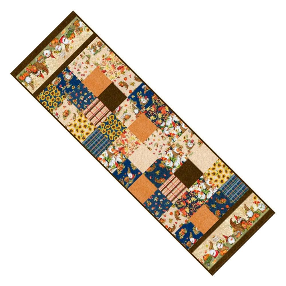 Gnome-kin Patch End To End Table Runner Kit-Wilmington Prints-My Favorite Quilt Store
