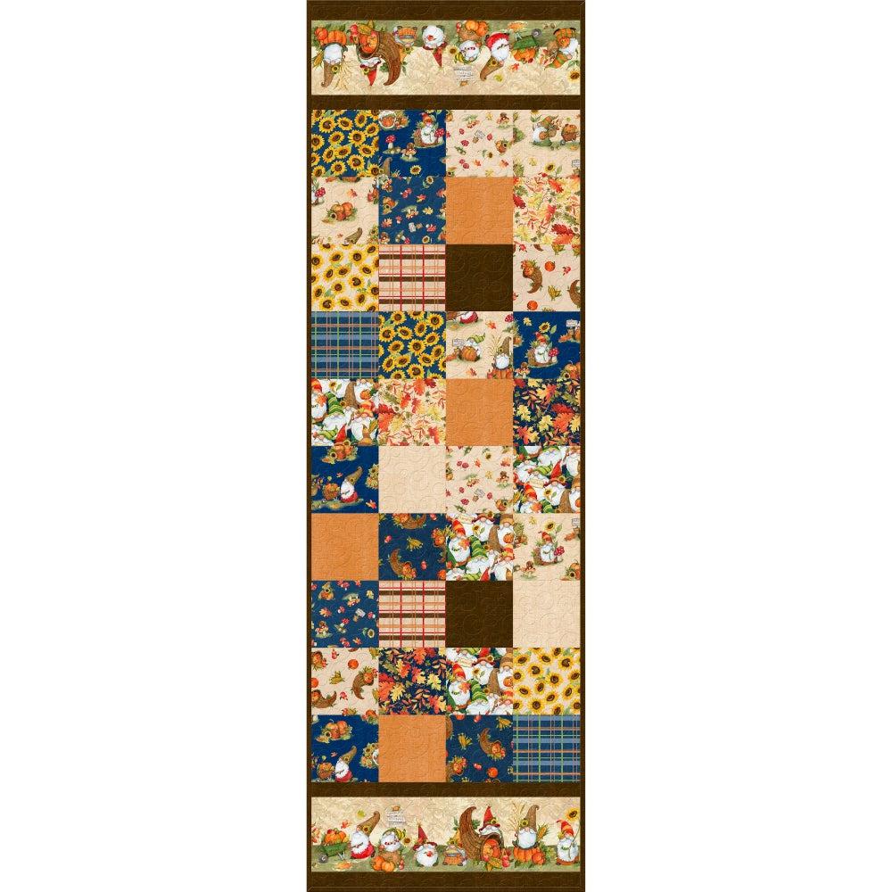 Gnome-kin Patch End To End Table Runner Kit-Wilmington Prints-My Favorite Quilt Store