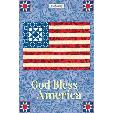 God Bless America Mini Notebook-Quiet Fox-My Favorite Quilt Store