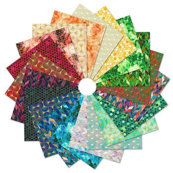 Golden Vibes Metallic 5" Charm Squares 42pc.