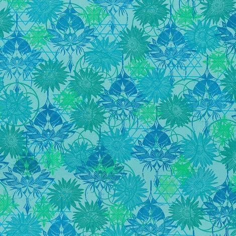 Grace Robin Reflection Fabric-Free Spirit Fabrics-My Favorite Quilt Store